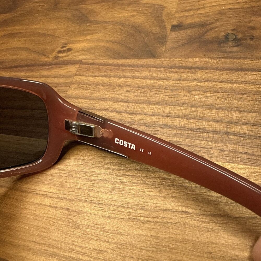Costa Del Mar ISABELA IB 32 Polarized Sunglasses Black Coral Gray Frames Only - Picture 7 of 9
